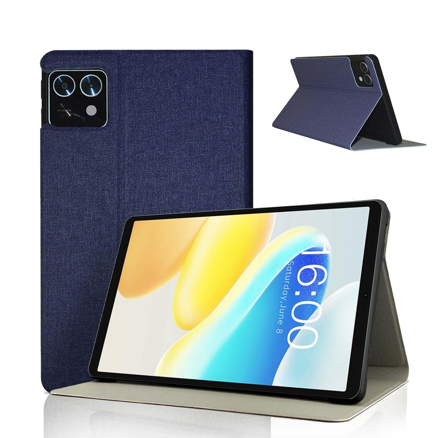 TECLAST タブレット ブルー 専用カバー付き